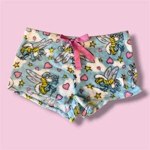 The Smurfs Fairy Print Plush Pajama Shorts Size XL